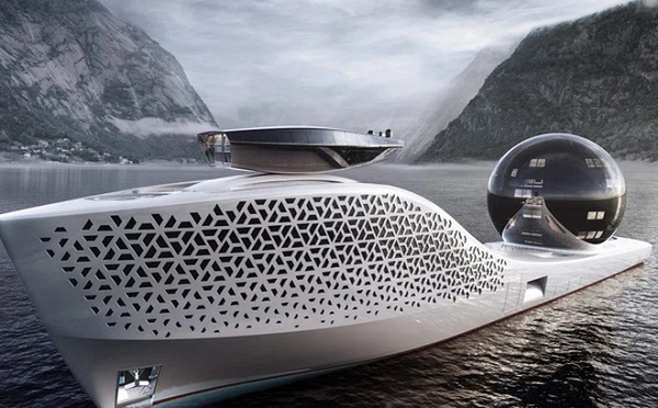 Doanh nhân Aaron Olivera vừa giới thiệu du thuyền chạy bằng năng lượng hạt nhân, chở các nhà khoa học, nhà hoạt động và tỷ phú, đi khắp thế giới nhằm xem xét tình trạng của các đại dương. Ông cũng là giám đốc điều hành của con tàu này.