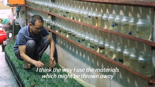 Nằm sâu trong một con ngõ tại phố Ngọc Hà, Ba Đình, Hà Nội, trang trại cá nhỏ được gia đình ông Thắng làm cách đây 20 năm. Ban đầu việc nuôi cá chỉ là niềm vui, sở thích của bản thân ông.