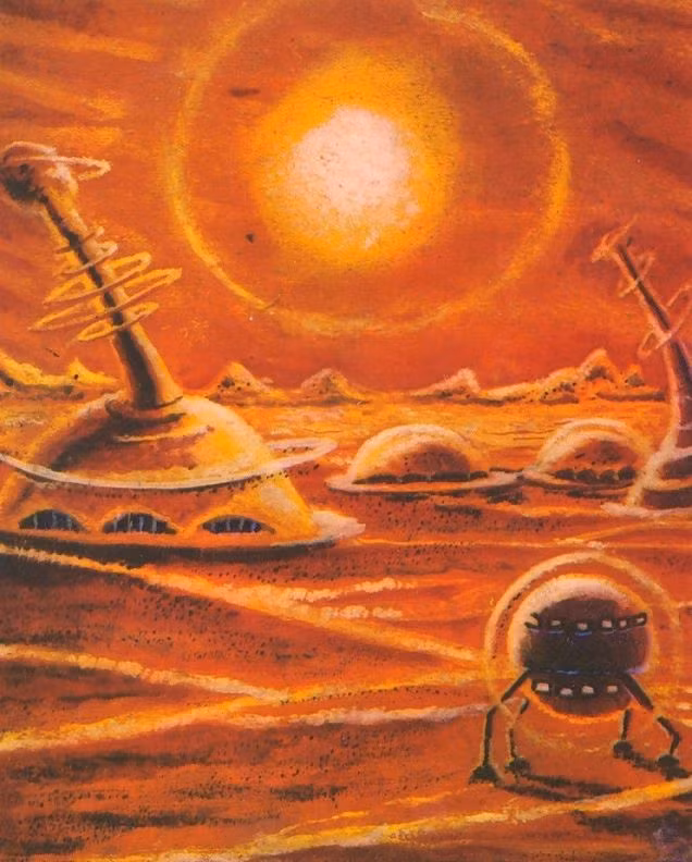 Sự hiện diện của con người trên một hành tinh nóng bỏng.