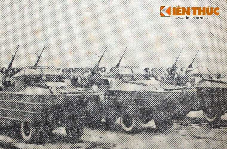 Lực lượng thiết giáp lưỡng cư do nước bạn viện trợ cho quân đội Việt Nam.