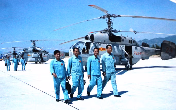 Trực thăng Ka-27 của lực lượng Không quân Hải quân Việt Nam. Nguồn ảnh: NLĐ.