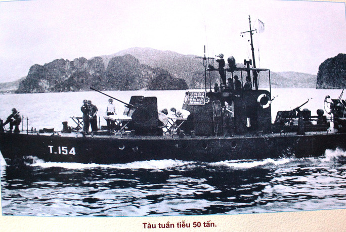 Tàu tuần tiễu của lực lượng Hải quân Việt Nam trong kháng chiến chống Mỹ cứu nước. Nguồn ảnh: NLĐ.