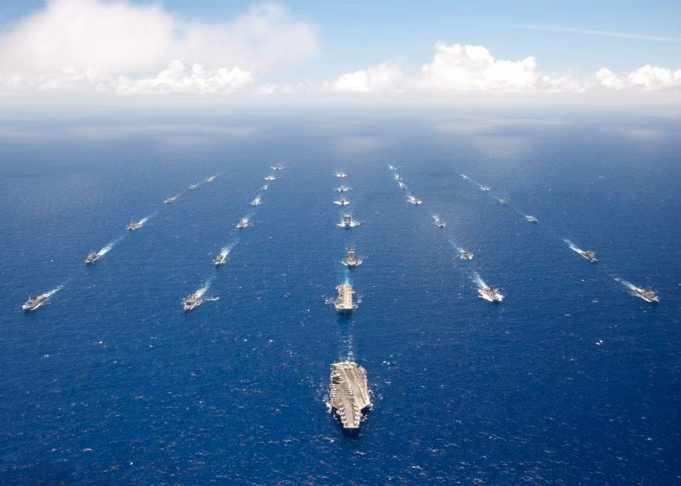 Đây sẽ là lần đầu tiên trong lịch sử Hải quân Mỹ tập trận chung với các nước ASEAN ở vùng biển này. Nguồn ảnh: USnavy.