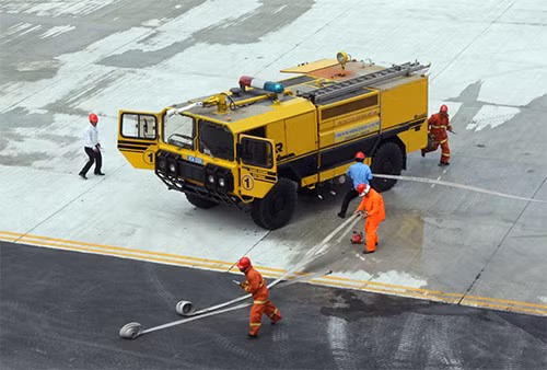 Đây đều là các xe chữa cháy được nhập khẩu từ châu Âu, đáp ứng được tiêu chuẩn của quốc tế và luôn được bảo dưỡng định kỳ, bảo đảm khả năng hoạt động luôn tốt nhất. Nguồn ảnh: Zingnews.