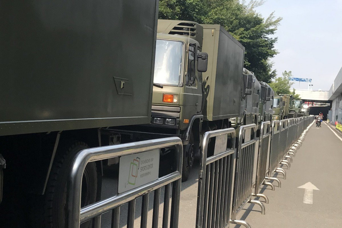 Tân Hoa Xã cho biết, quá trình đổi quân này là hoạt động thường kỳ diễn ra tại Đặc khu Hành chính này. Hiện tại, Hong Kong đang có khoảng 6000 lính Trung Quốc đóng quân đồn trú tại đây. Nguồn ảnh: SCMP.