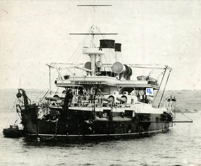 Một trong những loại thiết giáp hạm xấu nhất từng được hạ thuỷ đó là thiết giáp hạm lớp Ekaterina II của Hải quân Nga hoàng. Nguồn ảnh: BI.