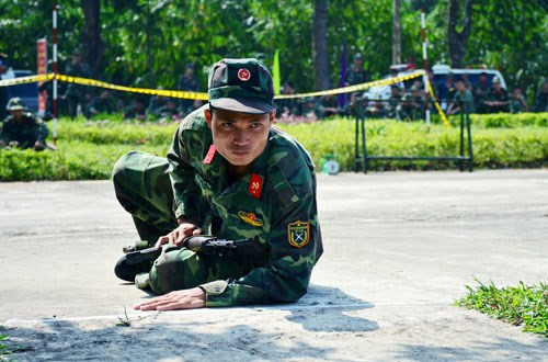 Trải qua 74 năm hình thành và phát triển, lực lượng công binh của Việt Nam thời điểm hiện tại đã tự tin về kiến thức, được trang bị đầy đủ thiết bị hiện đại giúp chúng ta có khả năng để thi đấu với nhiều nước bạn ở Army Games 2019 năm nay. Nguồn ảnh: TL.