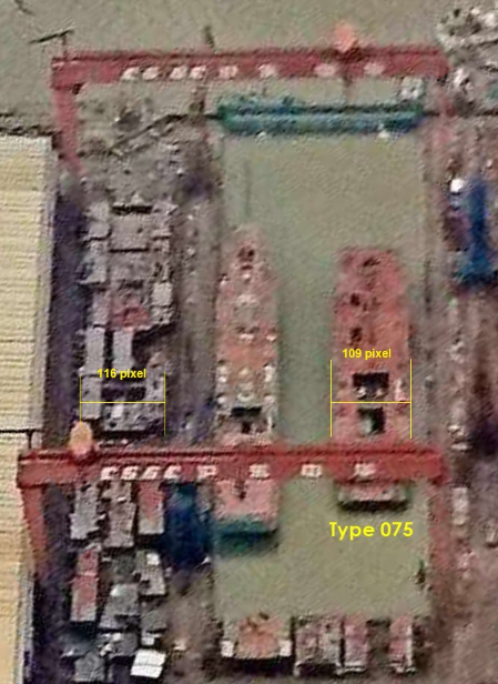 Những hình ảnh này được cho là ghi lại từ nhà máy đóng tàu Hỗ Đông, Trung Quốc có trụ sở tại Thượng Hải. Đây là nhà máy đóng tàu lớn nhất mà Trung Quốc hiện có và đã được ra đời từ năm 1928 nghĩa là cách đây gần 100 năm. Nguồn ảnh: Twitter.