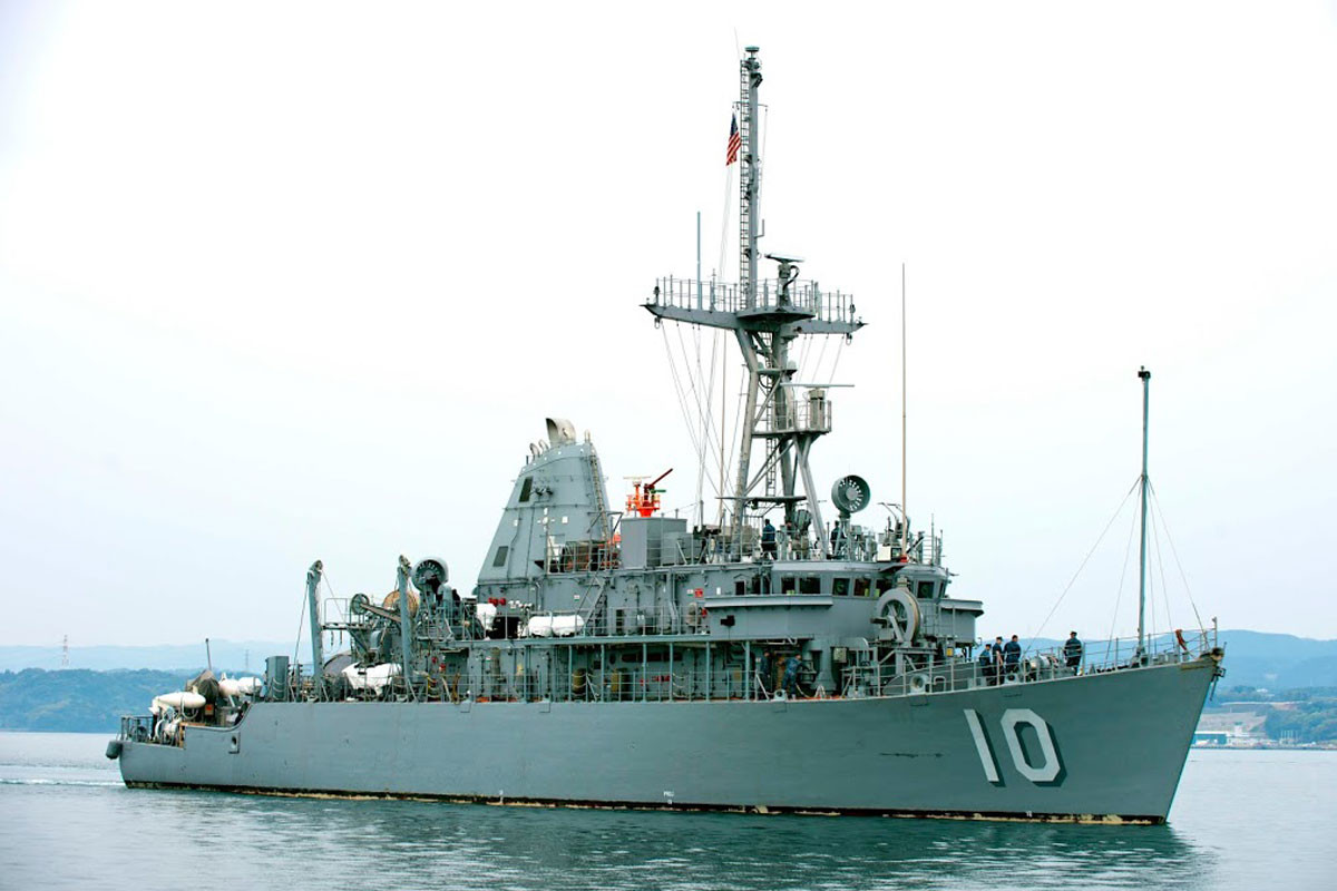 Trong thời gian từ năm 1987 tới năm 1994, Hải quân Mỹ đã đặt hàng và mua mới 14 tàu phá lôi lớp Avenger. Các tàu này đều được thiết kế để phục vụ duy nhất một mục đích đó là phá thuỷ lôi. Nguồn ảnh: BI.