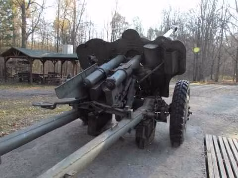 Khẩu pháo nay có trọng lượng rất nhẹ, chỉ khoảng 1,7 tấn cùng chiều dài 8,34 mét trong đó chiều dài nòng lên tới 4,7 mét. Nguồn ảnh: Military-today.