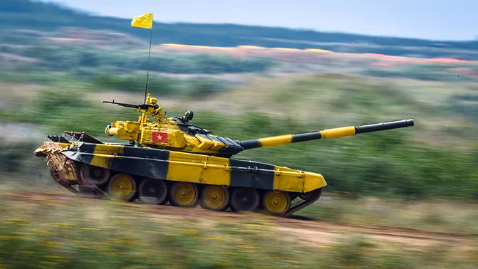 Kíp lái đầu tiên của Việt Nam trong hạng mục thi đấu Tank Biathlon 2019 nằm trong khuôn khổ Army Games 2019 đã ra quân vào lúc 20h tối 5/8 theo giờ Việt Nam và gìành được thứ hạng cao. Nguồn ảnh: Armygame2019.
