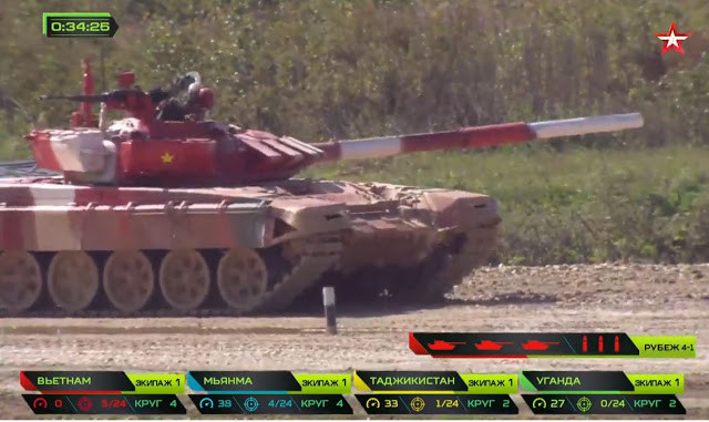 Theo luật của ban tổ chức Army Games 2019, sẽ có hai trận chung kết cuộc thi "Xe tăng hành tiến bắn mục tiêu" cho hai nhóm đội: Mạnh và Trung bình.