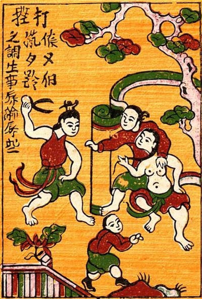 Bi an buc tranh khien su than Trung Hoa be mat