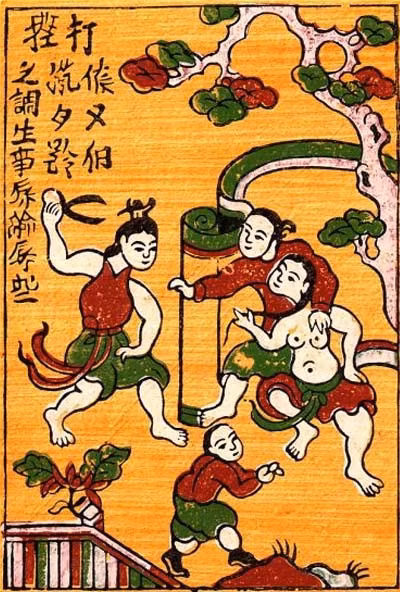 Bi an buc tranh khien su than Trung Hoa be mat