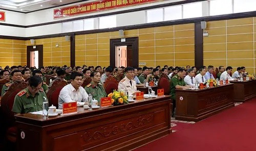 Dự buổi lễ về phía Bộ Công an có Trung tướng Nguyễn Văn Long, Ủy viên Ban Thường vụ Đảng ủy Công an Trung ương, Thứ trưởng Bộ Công an; lãnh đạo các cục nghiệp vụ Bộ Công an, cùng lãnh đạo địa phương.