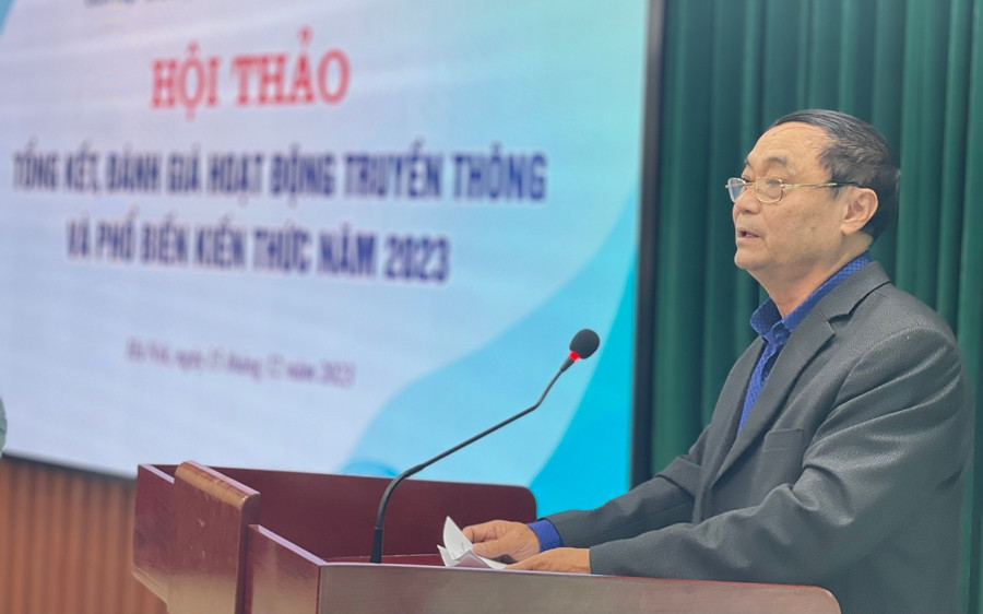 VUSTA tong ket, danh gia hoat dong truyen thong va pho bien kien thuc nam 2023-Hinh-3