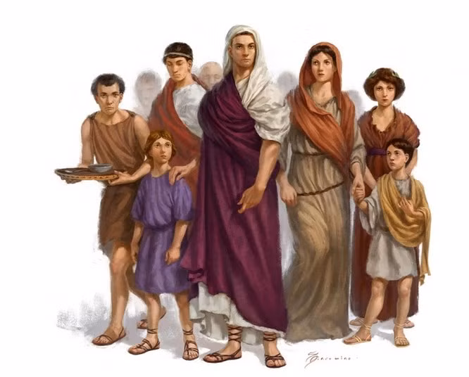  7. Ở Rome cổ đại, người cha có thể bán con trai làm nô lệ: Người cha là người đứng đầu gia đình và sở hữu quyền lực tuyệt đối đối với vợ, con cái và gia đình. Người cha cũng có quyền quyết định có nên giữ đứa trẻ trong gia đình hay không. Người cha được trao quyền bán con trai làm nô lệ. Nếu người mua nô lệ không còn cần nữa, người con có thể trở về nhà. Tuy nhiên, người cha chỉ có thể làm việc này 3 lần nếu không, họ sẽ bị xem như là một người cha tồi. Họ thậm chí có thể giết một thành viên trong gia đình. May mắn thay, có rất ít người cha ác độc đến vậy!