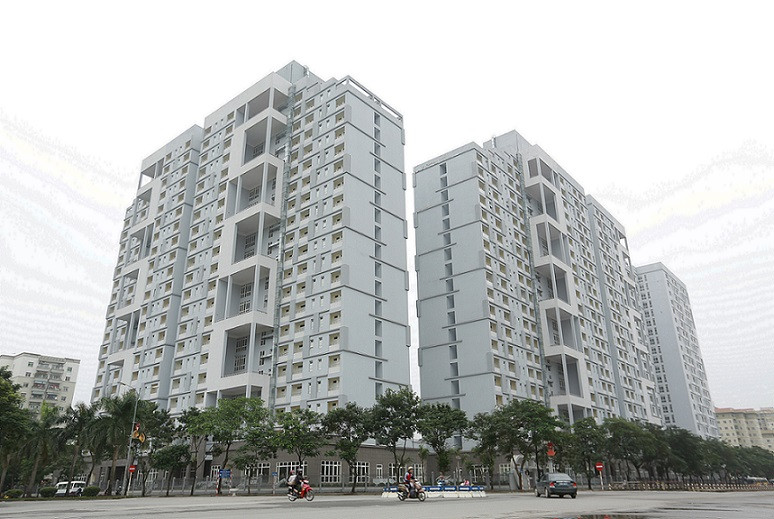  Ký túc xá Mỹ Đình II: Hà Nội vừa quyết định thành lập khu cách ly tập trung tại 3 tòa nhà 21 tầng ở Mỹ Đình II (phường Mỹ Đình 2, quận Nam Từ Liêm, Hà Nội) dành cho 4.800 người từ vùng dịch trở về.(Ảnh: Eaut)