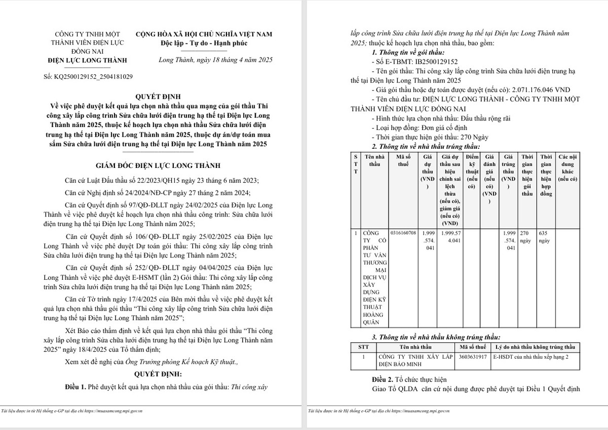 Kỹ thuật Hoàng Quân một tháng trúng 5 gói thầu xây lắp tại Đồng Nai - Hình 2 Ky thuat Hoang Quan mot thang trung 5 goi thau xay lap tai Dong Nai-Hinh-2