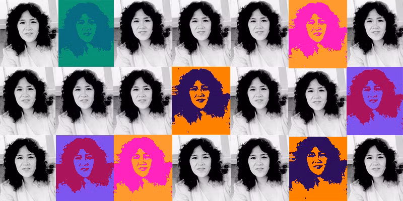 Fukuda vẫn liên lạc với gia đình dù biết bị cảnh sát theo dõi cuộc gọi. Vào năm 1985, ả trốn tới Kanazawa sinh sống với người tình mở một cửa hàng bánh kẹo. Một năm sau, ả bí mật liên lạc với một người con trai Toshiyuki, 18 tuổi đến Kanazawa sống cùng. Trước mặt mọi người, ả nói Toshiyuki là cháu.