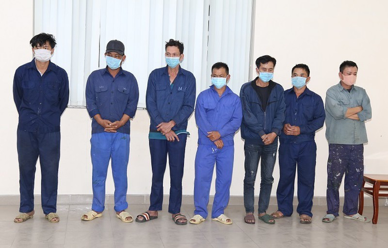 Các đối tượng trong vụ án.