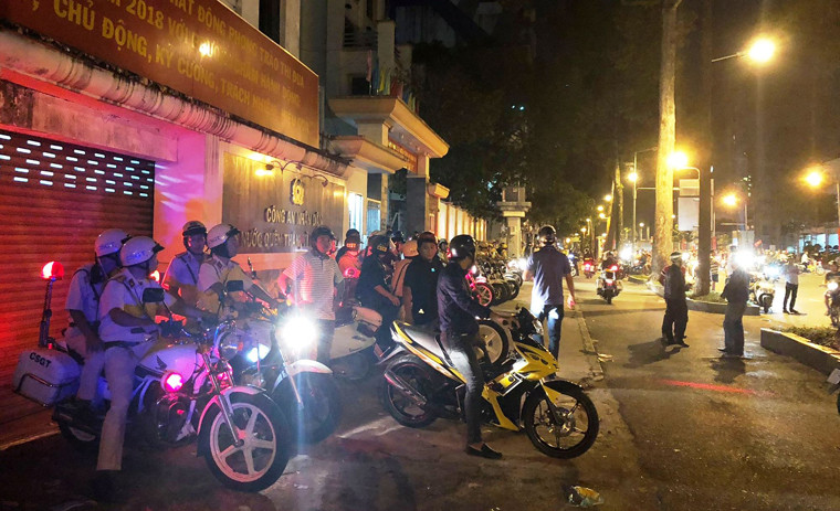 Lực lượng CSHS có mặt khắp nơi để phát hiện, xử lý nhanh những hành vi quá khích gây mất ANTT hoặc các đối tượng tội phạm lợi dung gây án.