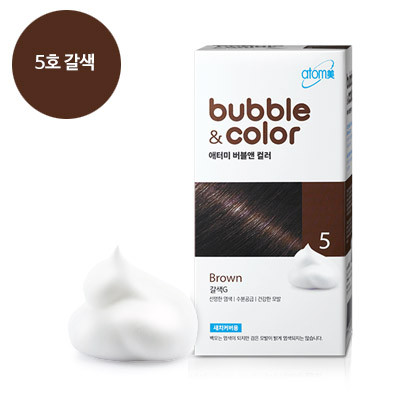 Thuốc nhuộm tóc Atomy Bubble &amp; Color số 5.
