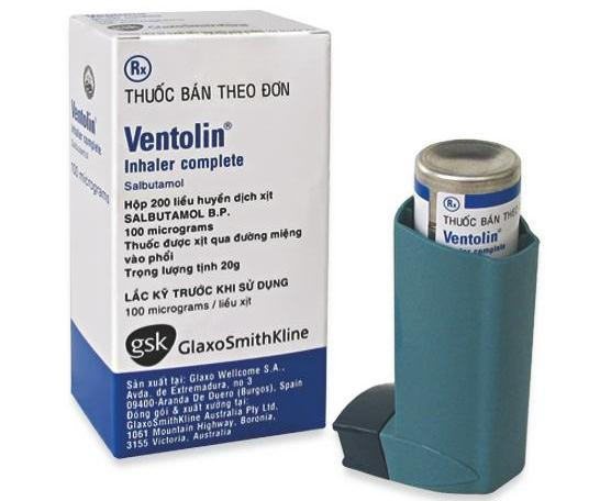 Thuốc phòng hen: Trong gia đình có người bị hen thì cũng nên dự trữ sẵn loại thuốc xịt ventolin để dự phòng cơn hen cấp. Đồng thời nên chẩn bị loại thuốc bricanyl sirô. Thuốc dùng cho trẻ em hoặc người già bị ho do hen phế quản, viêm phế quản, nhiễm khuẩn đường hô hấp trên cấp tính, người bị khí phế thũng...