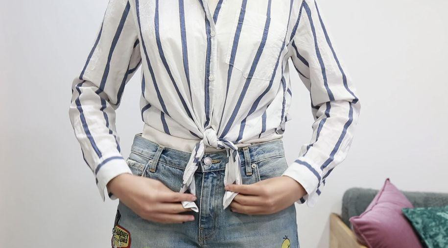 Thích hợp với dáng áo sơ mi ngắn và với những người có chiều cao khiêm tốn