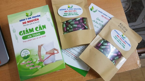 Sản phẩm giảm cân của công ty Hà Thanh bán rầm rộ trên mạng xã hội