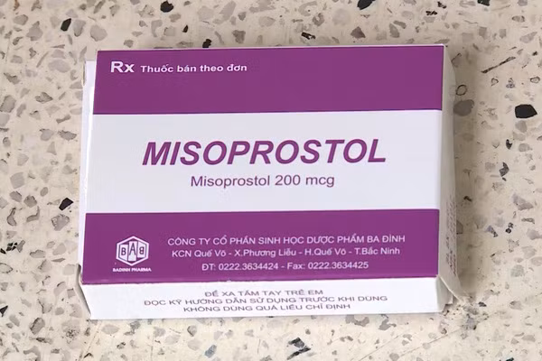 Uong thuoc Misoprostol kem chat luong cua Duoc Ba Dinh, nguy hiem the nao?