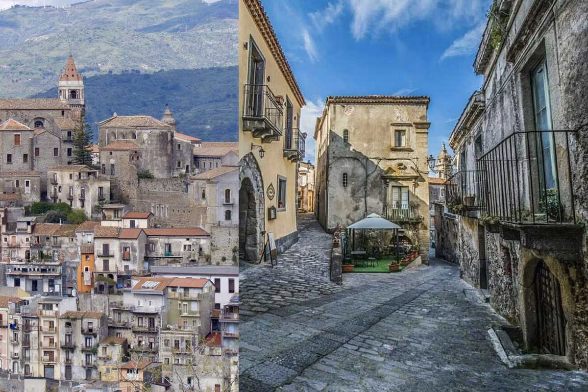 Thị trấn Castiglione di Sicilia nằm trên sườn núi Etna, gần khu Taormina sang trọng và bờ biển phía đông đảo Sicily. Nơi đây là một di sản kiến trúc khổng lồ, mang đậm nét lịch sử, với những căn nhà được xây dựng từ thời Phục hưng.