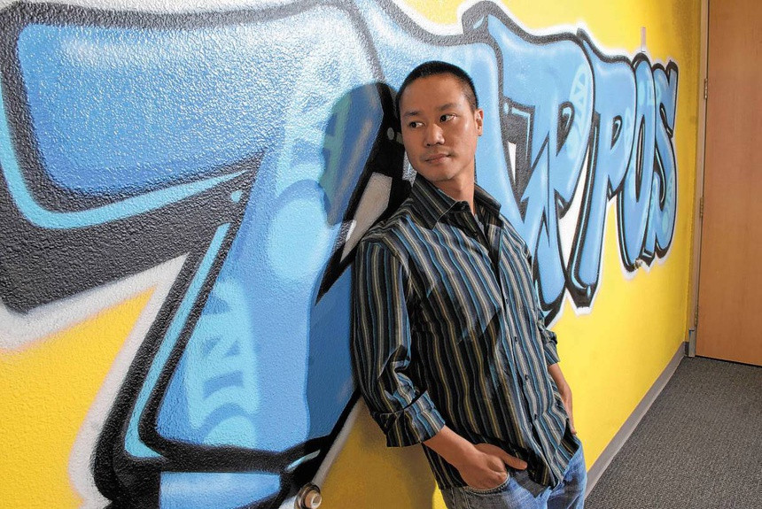 Tony đã lên ý tưởng kinh doanh từ khi theo học Đại học Harvard. Ảnh: Las Vegas Review.