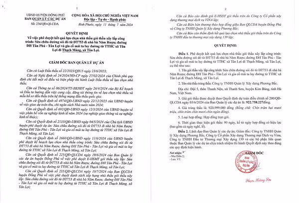 Binh Phuoc: Goi thau sua chua he thong thoat nuoc QL13 ve tay ai?-Hinh-5