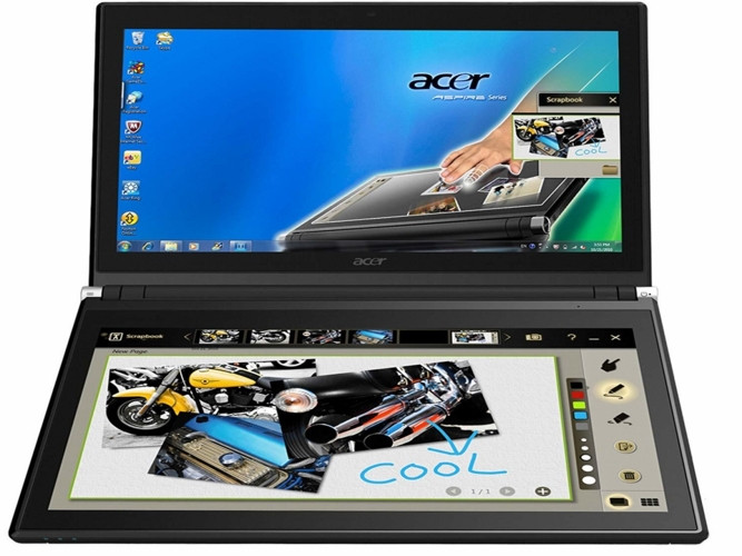 Acer ICONIA 6120 năm 2011 là một máy tính bảng có màn hình kép với tất cả tính năng cơ bản của bất kỳ máy tính xách tay thông thường nào vào thời điểm đó.