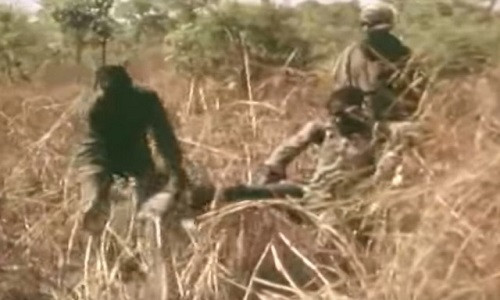 Kéo lên khỏi mặt đất..