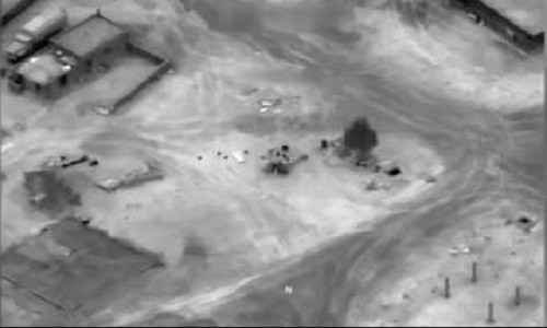 Liên quân Mỹ liên tục tiến hành các cuộc không kích ở Deir Ezzor. Ảnh: AMN.