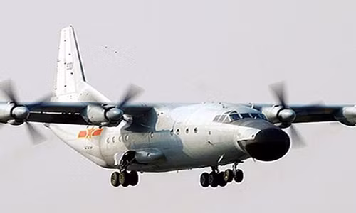 Nguồn tin cho biết máy bay Trung Quốc gặp nạn hôm 29/1 có thể là máy bay tình báo điện tử và tín hiệu (SIGINT/ELINT) Y-8G. Ảnh: SCMP