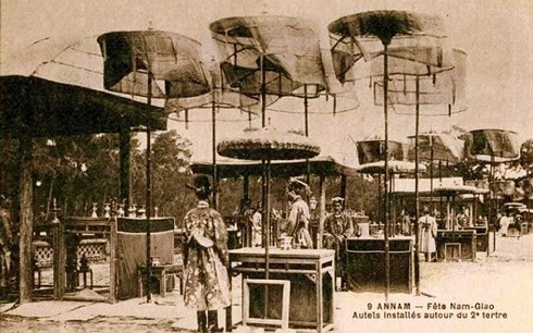 Lễ tế Nam Giao thời Nguyễn. Ảnh: Tư liệu Pháp/VOV