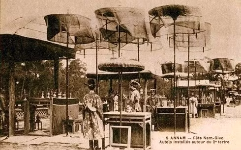 Lễ tế Nam Giao thời Nguyễn. Ảnh: Tư liệu Pháp/VOV