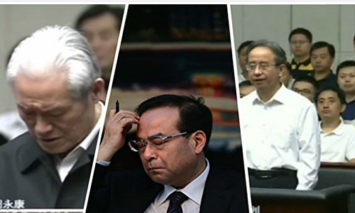 Chu Vĩnh Khang, Tôn Chính Tài và Lệnh Kế Hoạch (trái sang) - 3 quan chức cấp quốc gia dính cạm bẫy tình ái.