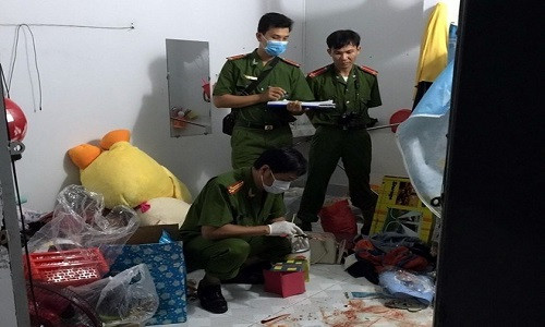 Công an khám nghiệm 1 vụ án mạng trước đó. Ảnh minh họa: C.T.