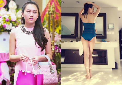 Người mẫu Việt - Ngọc Thạch giảm 10 kg chỉ sau 25 ngày sinh. Theo cô chia sẻ, cô không ăn kiêng chút nào mà dùng liệu pháp massage bấm huyệt để giảm số đo vòng eo, kết hợp tập yoga 6 buổi /tuần, mỗi buổi 1 giờ để giảm cân.