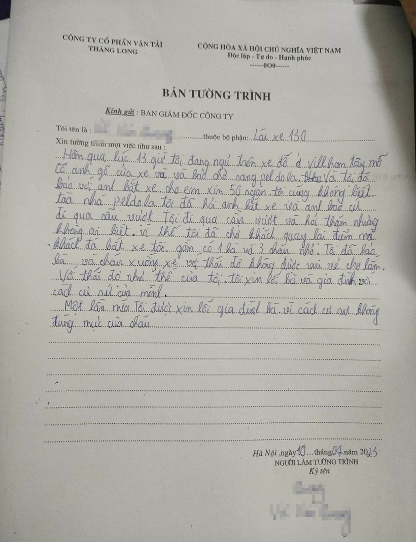 Tai xe taxi Cty Thang Long bi to xuc pham, bo roi nguoi gia va tre nho-Hinh-2