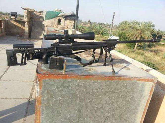 Hình ảnh khẩu súng bắn tỉa T-5000 tại chiến trường Syria đã xuất hiện trên các trang mạng xã hội.