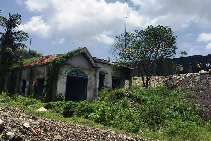 Ngôi nhà hoang nơi phát hiện sự việc.