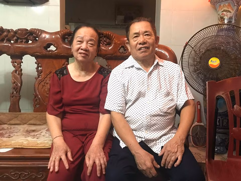 Bố mẹ Đại tá Phạm Giang Nam.