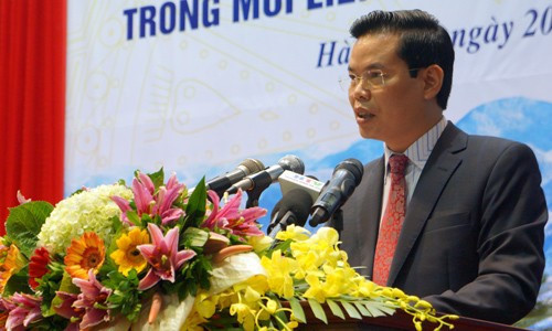 Bí thư Tỉnh ủy Hà Giang Triệu Tài Vinh. Ảnh: Báo Hà Giang.