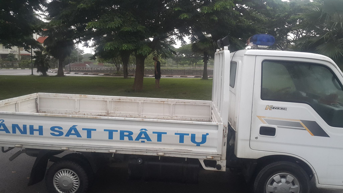 Hiện trường vụ việc.