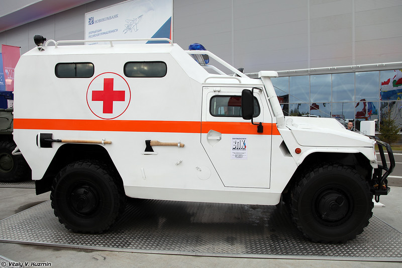 Theo những điều khoản của hợp đồng, phía Nga không được quyền tiết lộ quốc gia mua loại thiết giáp y tế này cũng như số lượng mua là bao nhiêu cũng như giá trị của toàn bộ hợp đồng. Nguồn ảnh: BMDP.